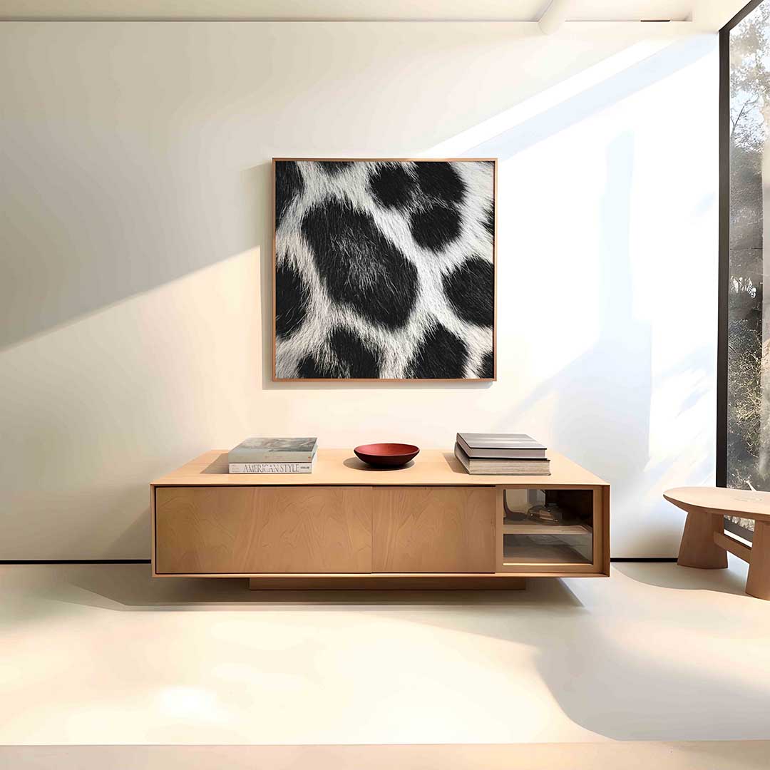 Zwart witte vacht Poster