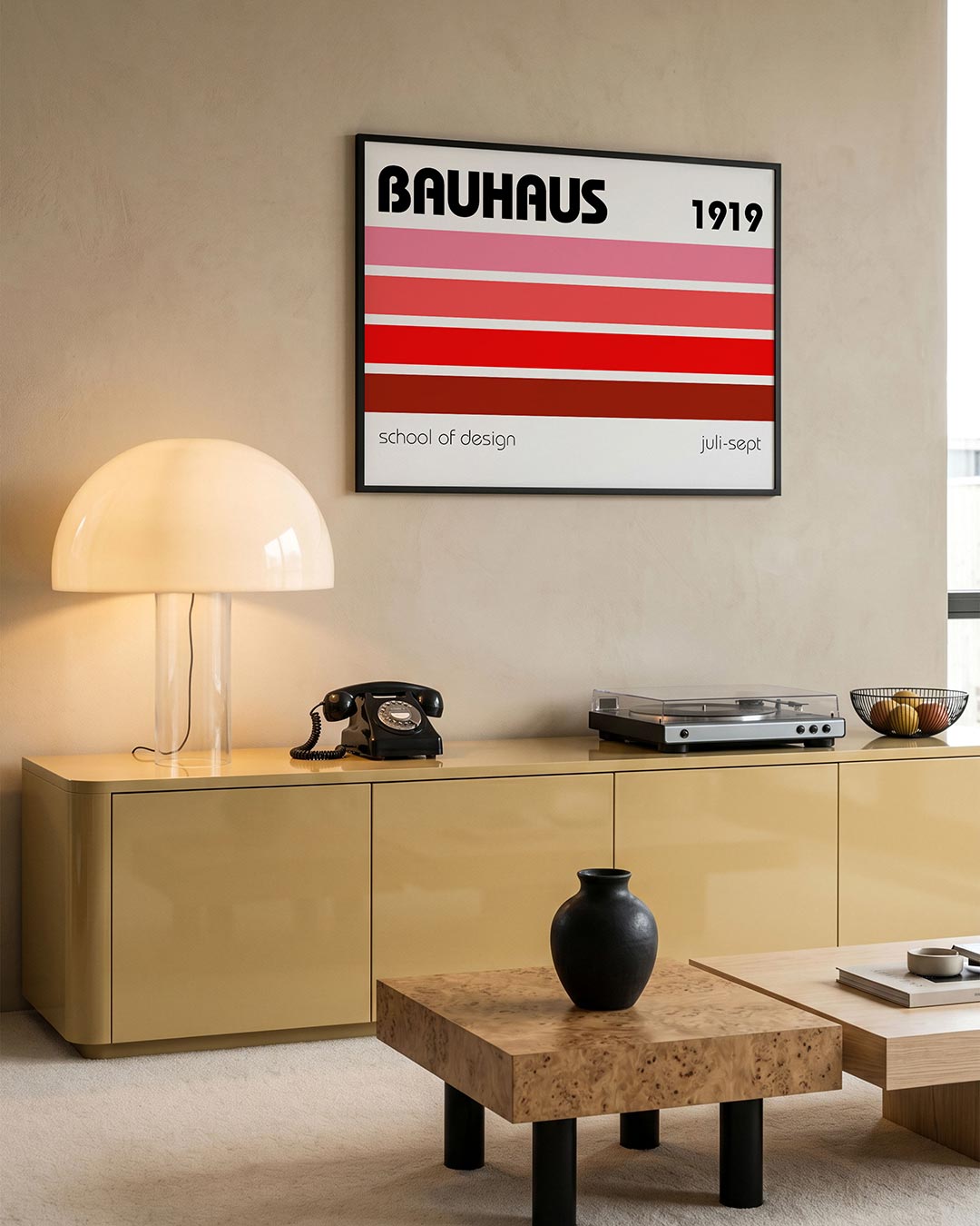 Kleurvlakken en tekst Poster