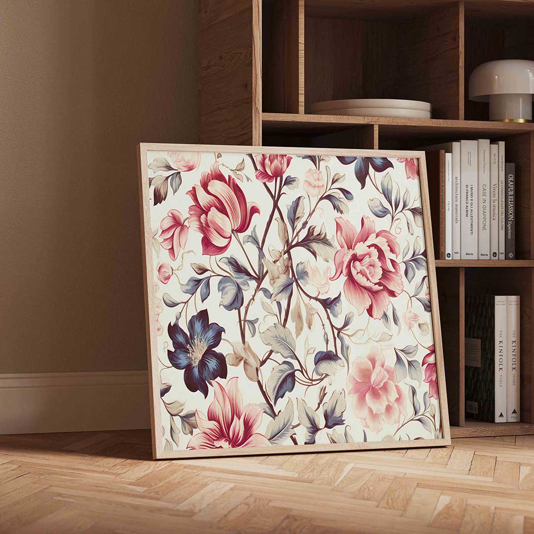 Bloemen en bladeren Poster