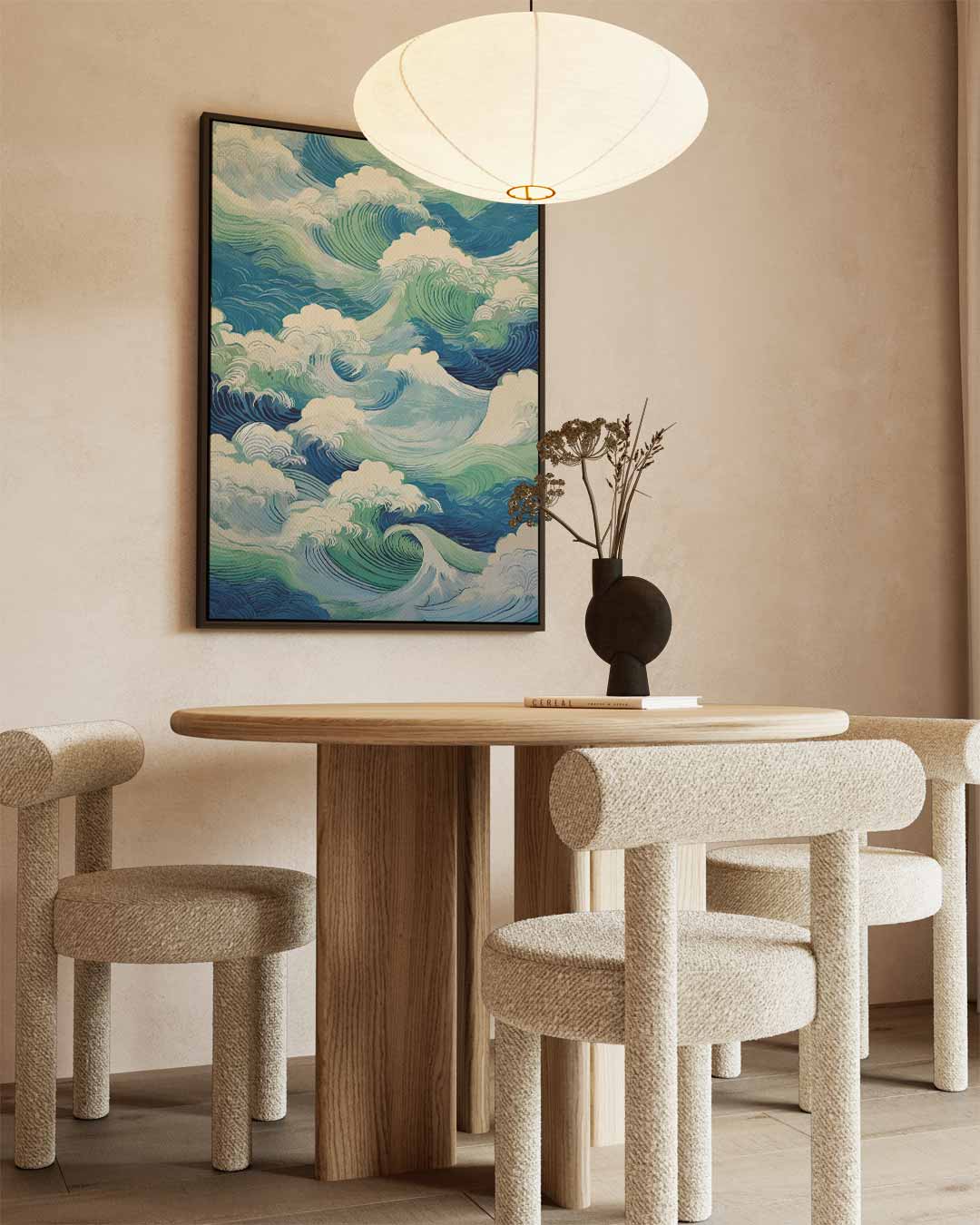 Golven van Kleuren Kunstwerk-canvas-dibond-plexiglas-wanddecoratie-WallArtistic