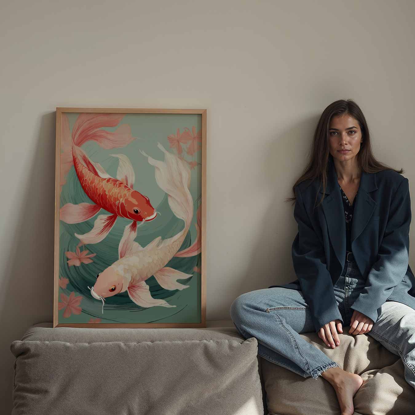 Koi Karper Magie Poster-WallArtistic