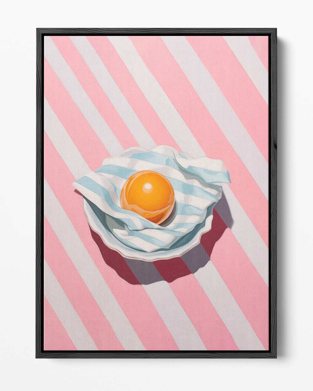 Zomerse Vrucht in Strepen Kunstwerk-canvas-dibond-plexiglas-wanddecoratie-WallArtistic