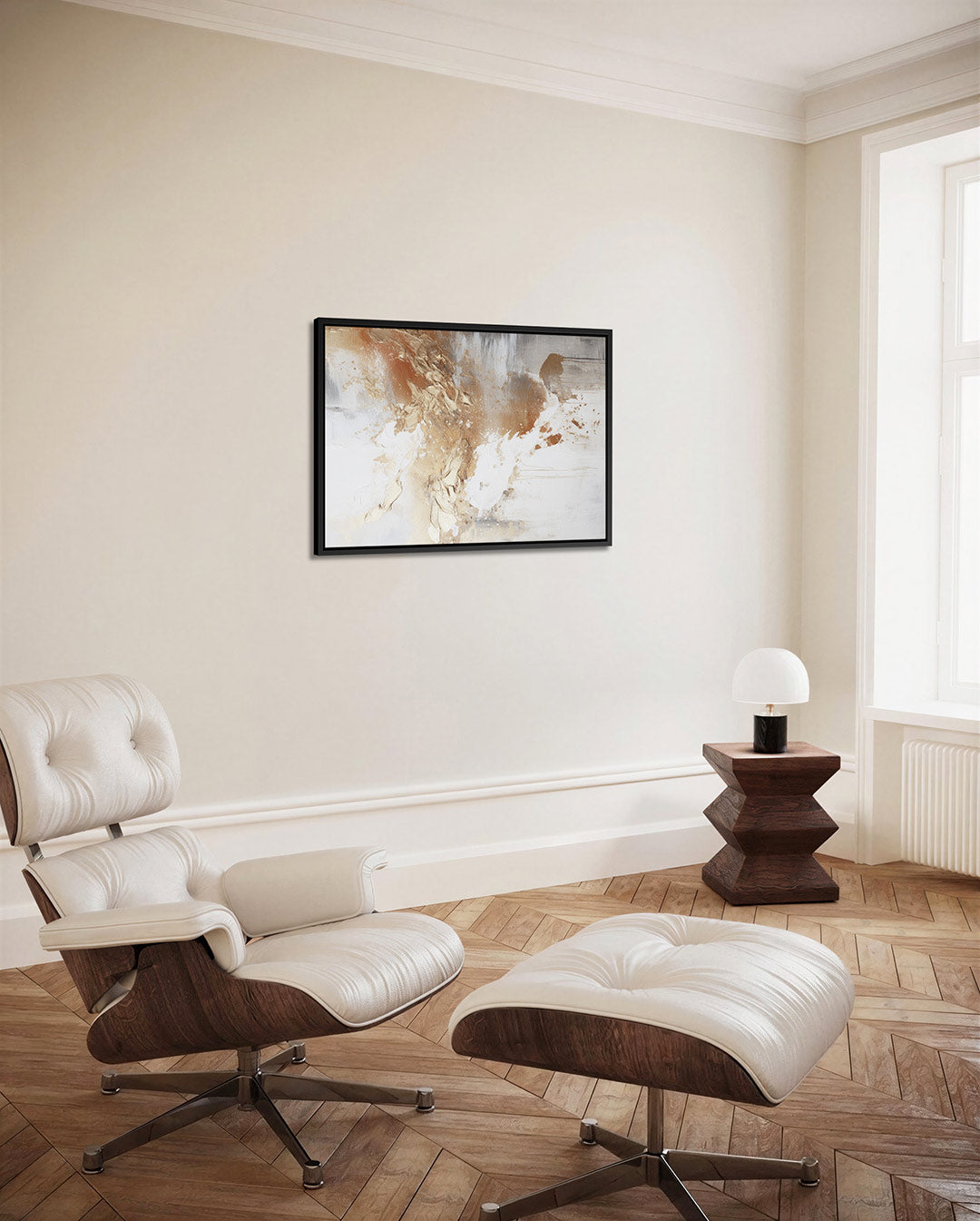 Dynamische kleurvlakken Kunstwerk