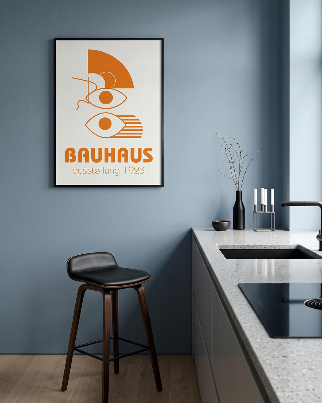 Oogvormen en lijnen Poster