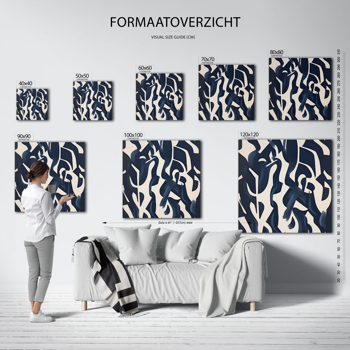 Abstracte vormen Poster
