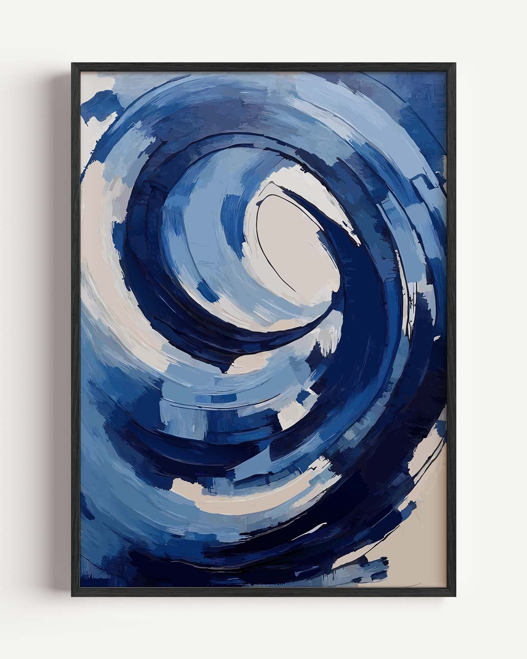 Vortex van Blauw Poster
