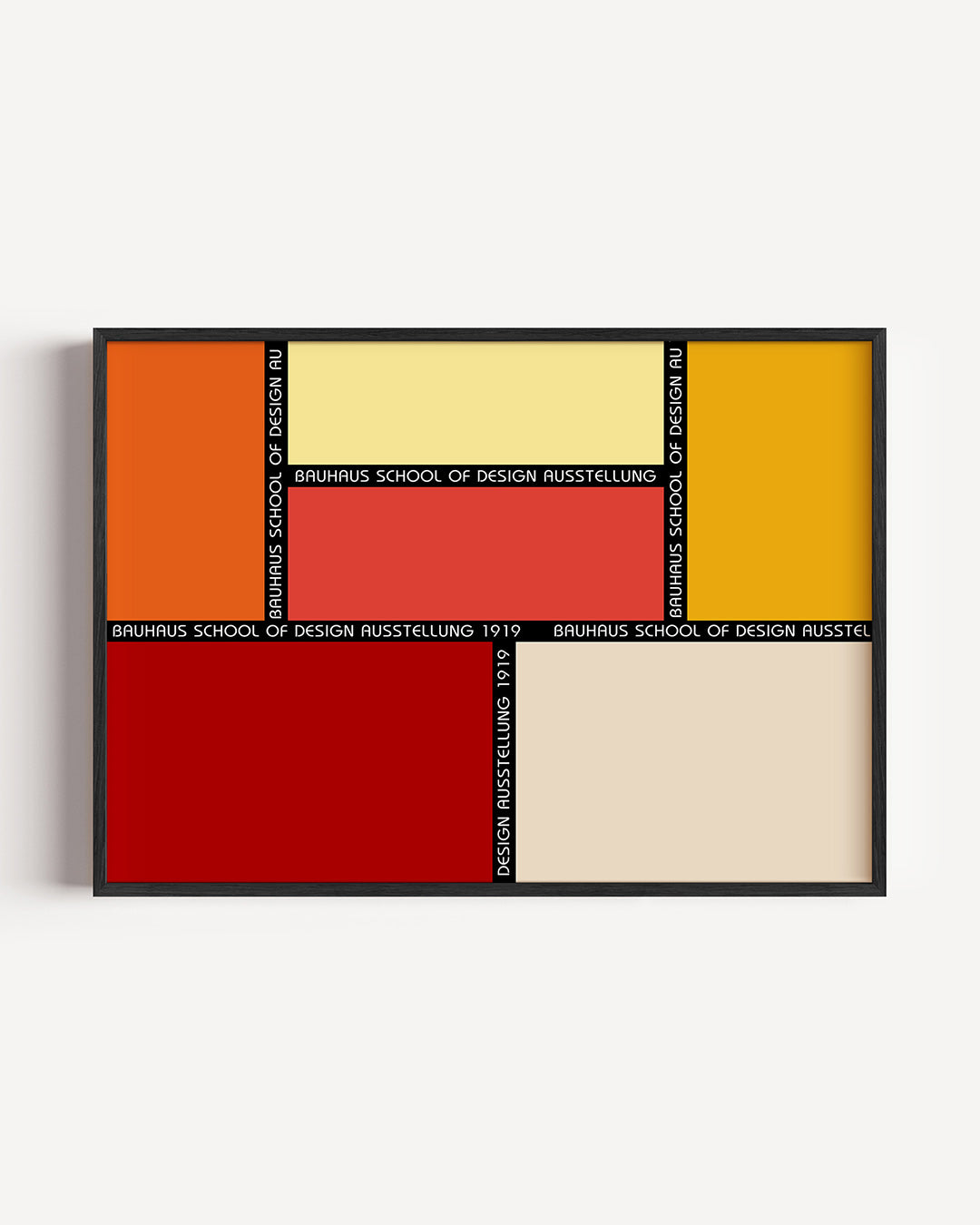 Vlakverdeling en kleur Poster
