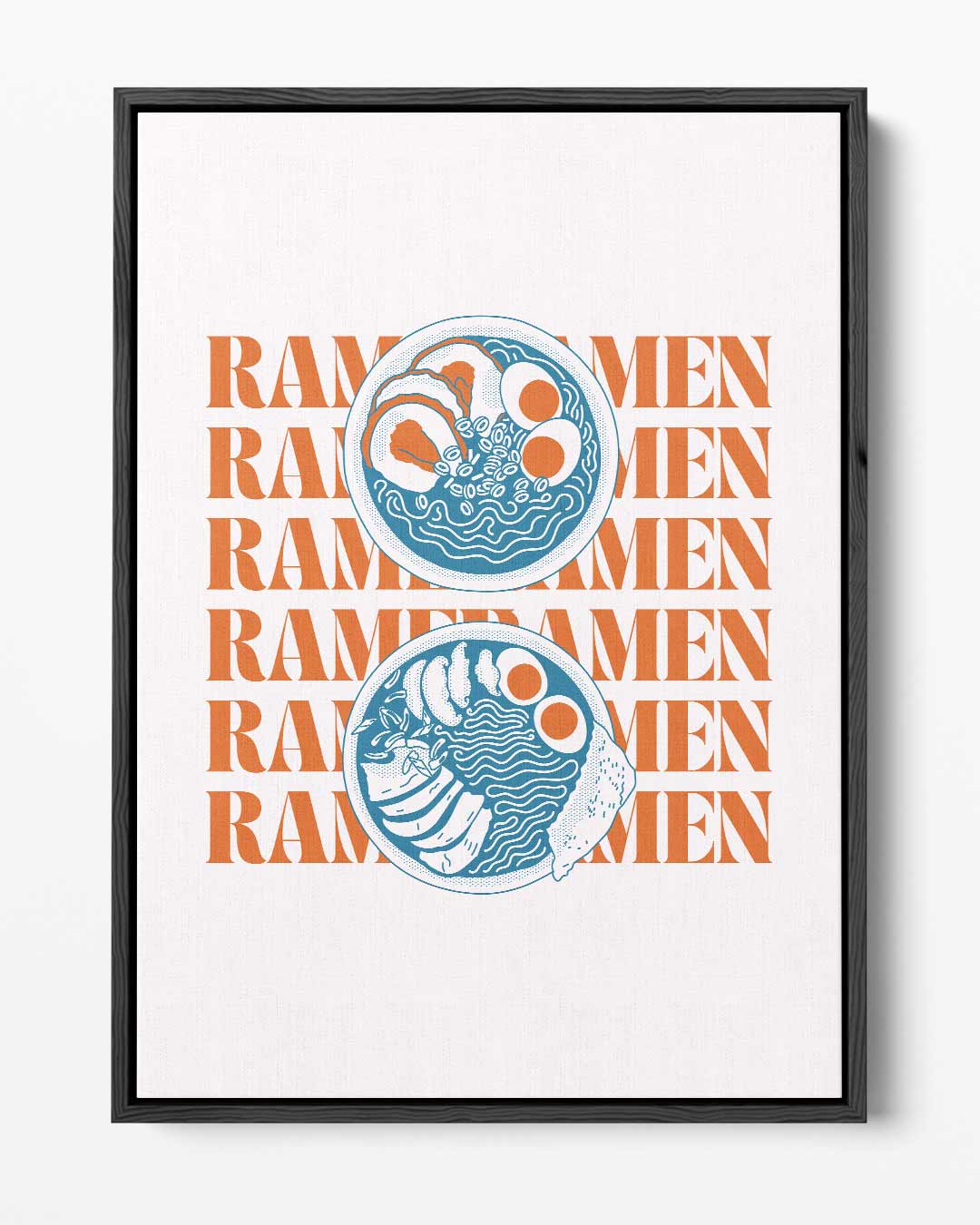 Ramen Delight Poster Kunstwerk-canvas-dibond-plexiglas-wanddecoratie-WallArtistic