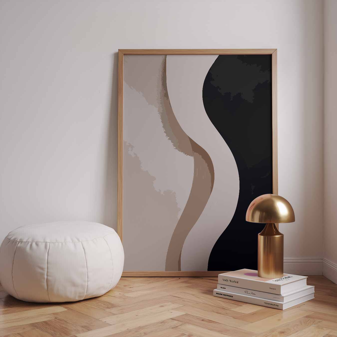 Subtiele Elegante Golven Poster