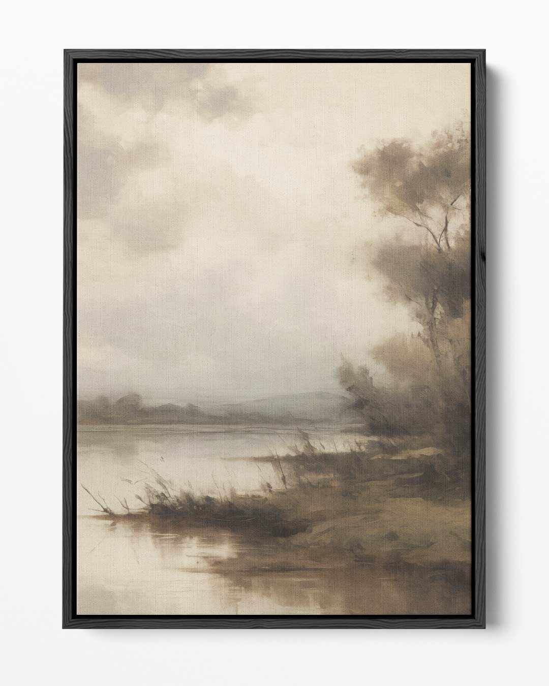 Rustieke Rivieroever Kunstwerk-canvas-dibond-plexiglas-wanddecoratie-WallArtistic