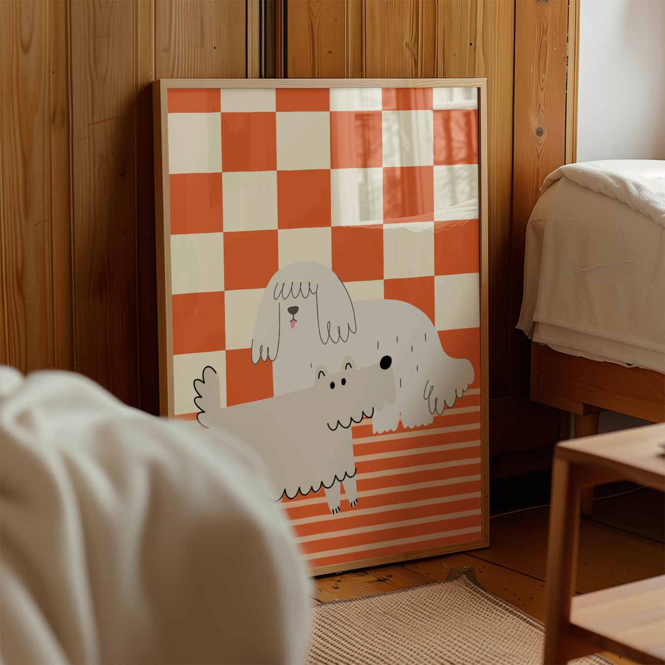 Charmante Hondenvrienden Poster