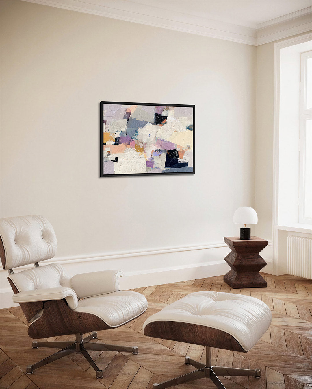 Dynamische vormen Kunstwerk