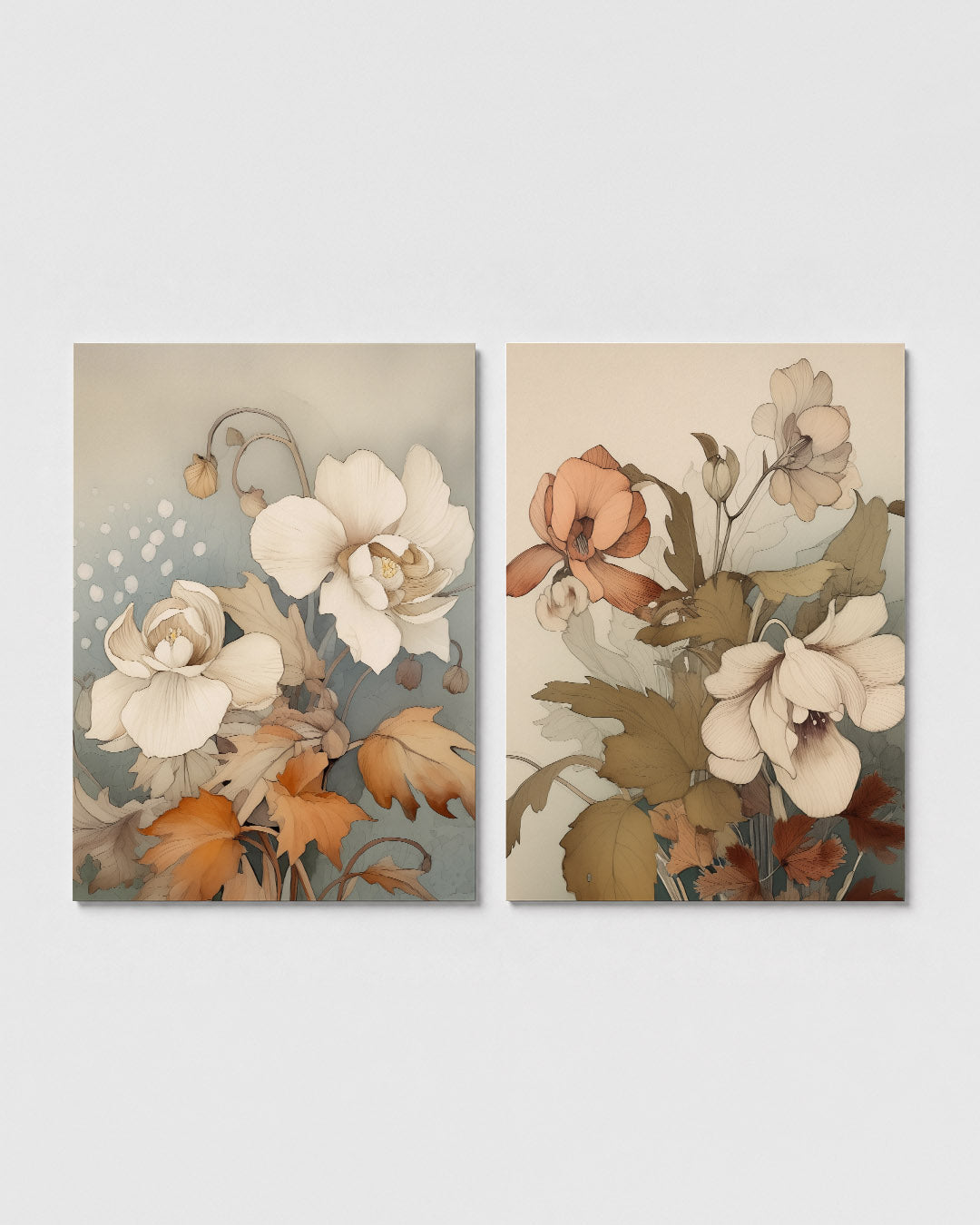 Bloemrijke sereniteit Posterset