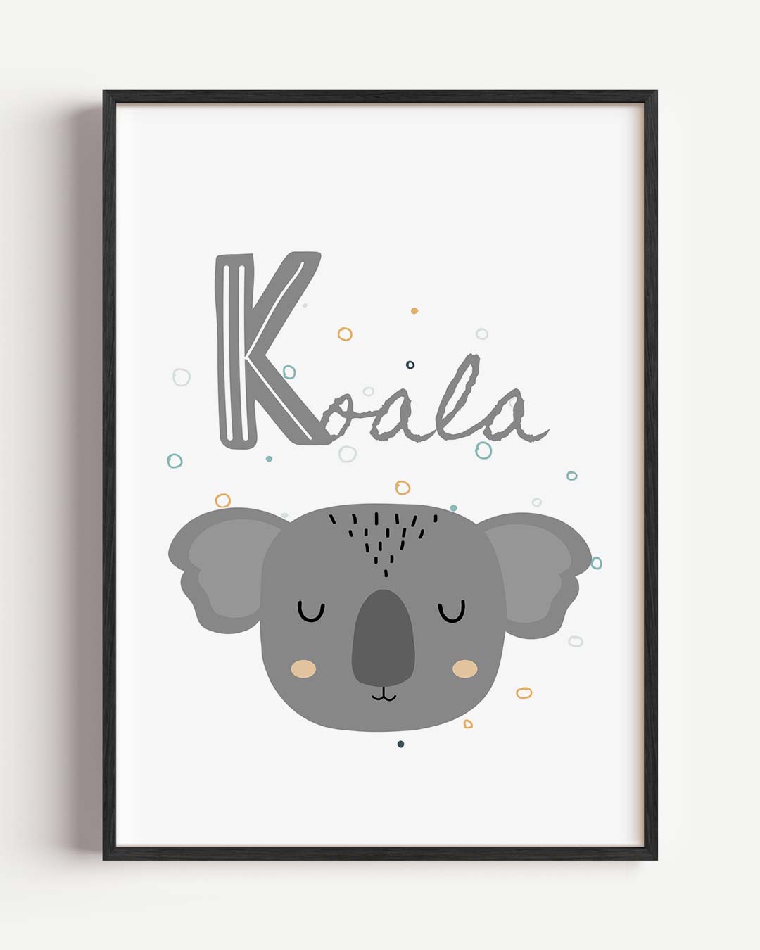 Schattige Koala Slaapkamer Poster