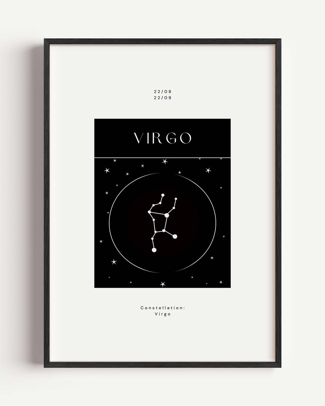 Virgo Sterrenbeeld Poster