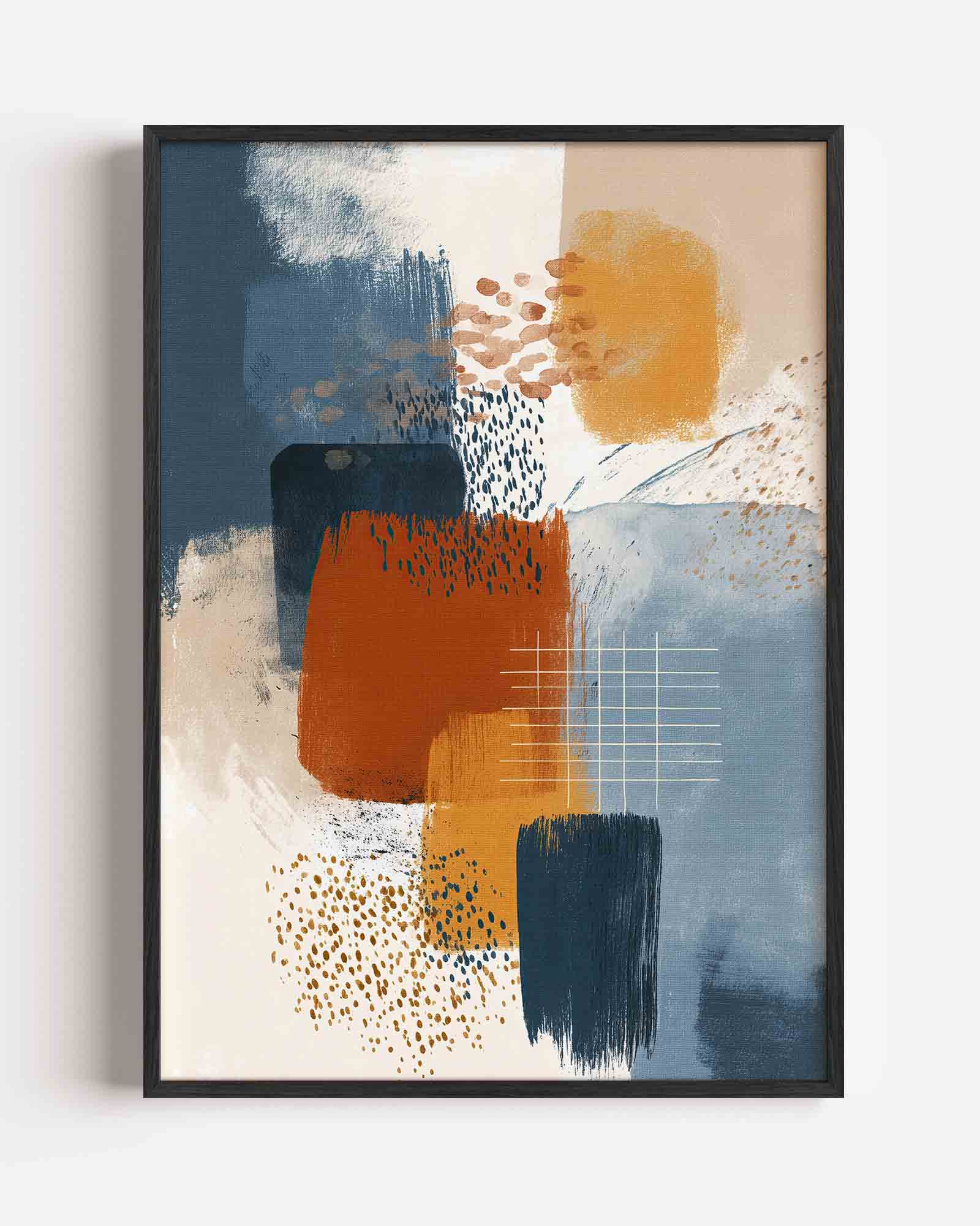 Abstracte vormen Poster