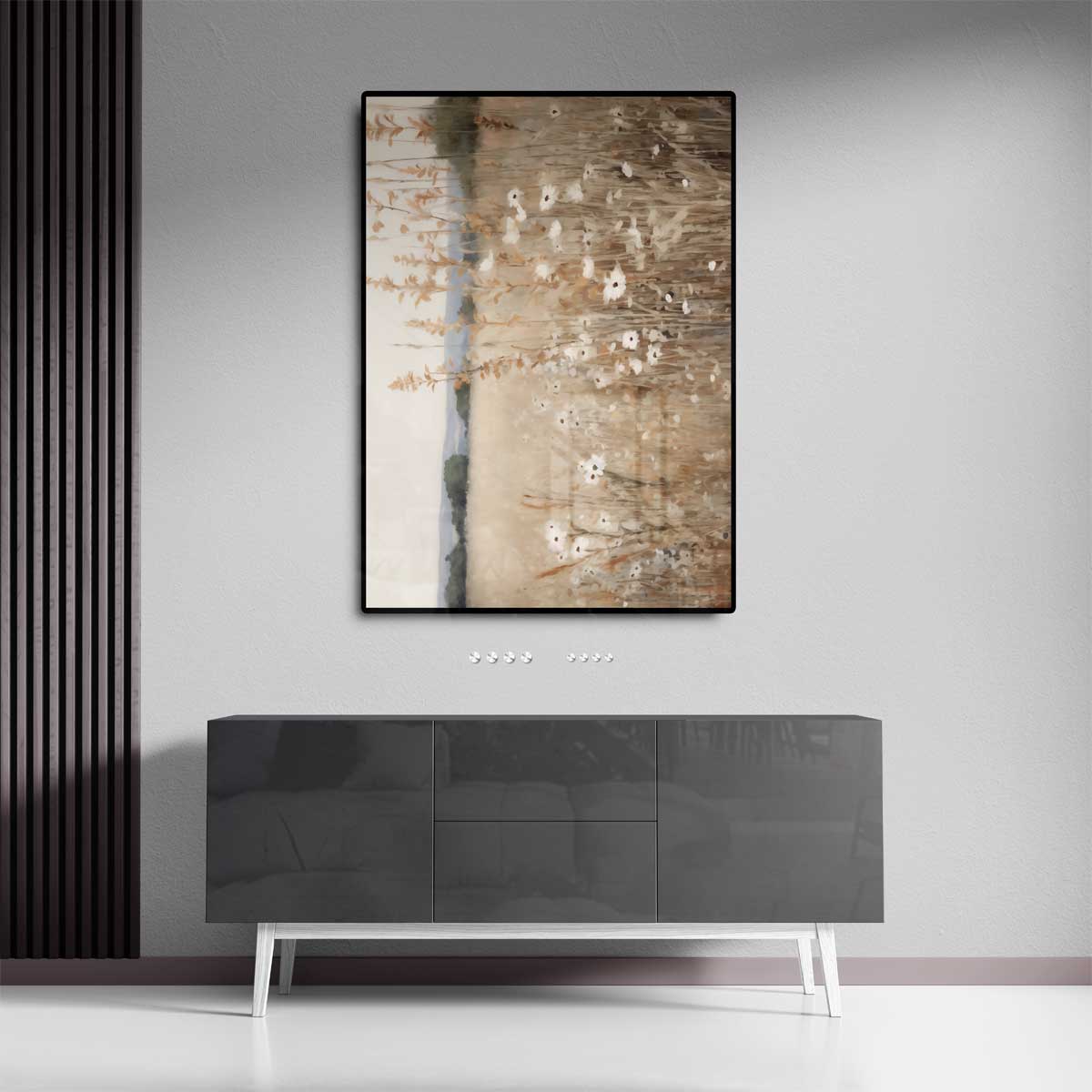 Zomers Veldlandschap Kunstwerk-canvas-dibond-plexiglas-wanddecoratie-WallArtistic