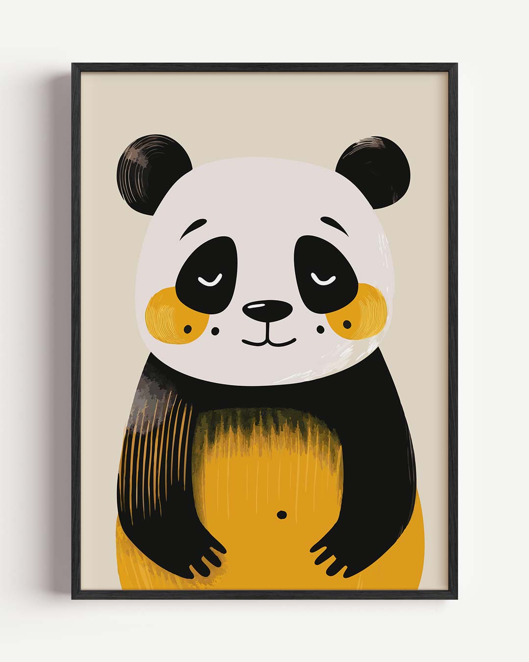 Schattige Dromerige Panda Poster