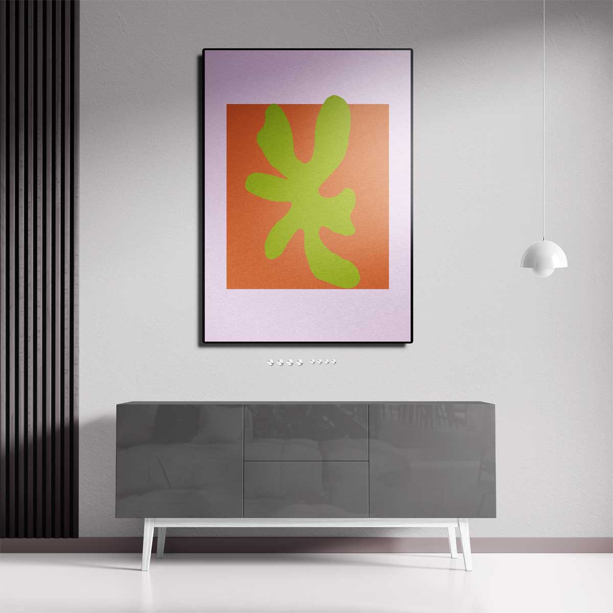 Vrolijke Abstractie Kunstwerk-canvas-dibond-plexiglas-wanddecoratie-WallArtistic