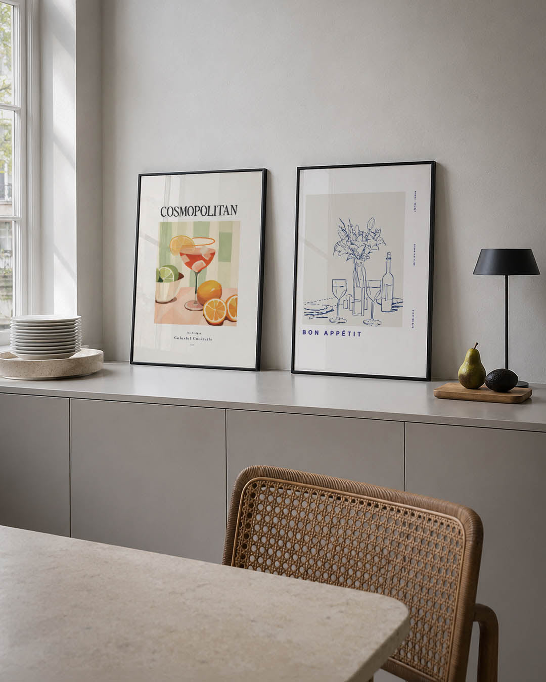 Fruitige cocktail Posterset