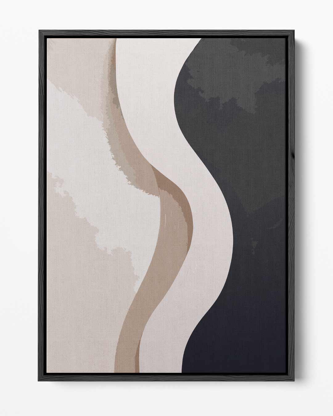 Golvende Abstractie Kunstwerk-canvas-dibond-plexiglas-wanddecoratie-WallArtistic