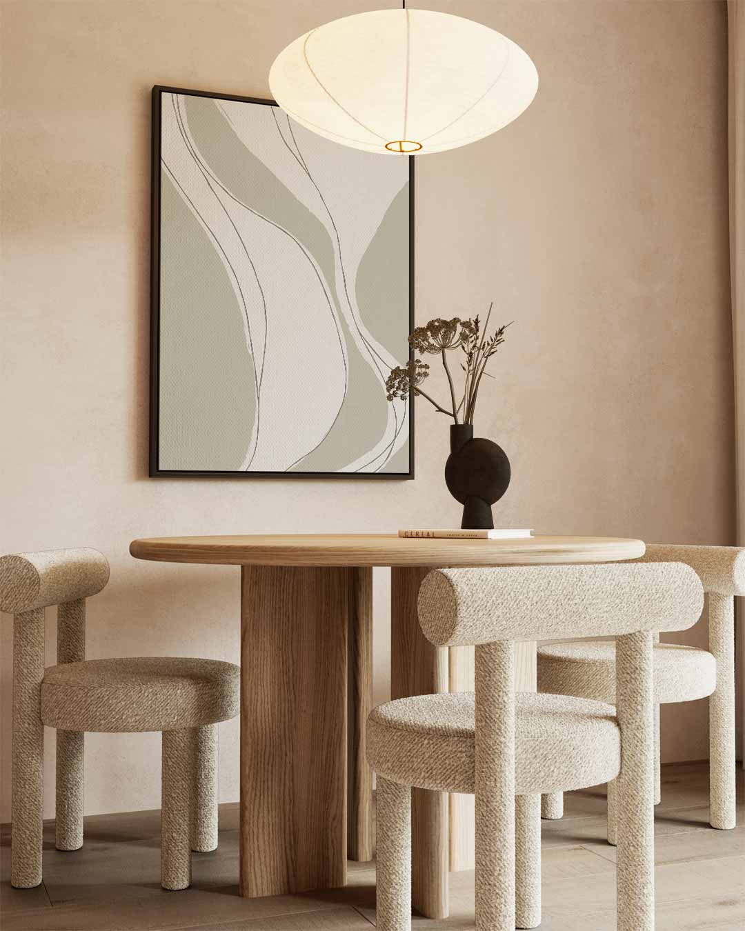 Zachte Golven Wanddecoratie Kunstwerk-canvas-dibond-plexiglas-wanddecoratie-WallArtistic