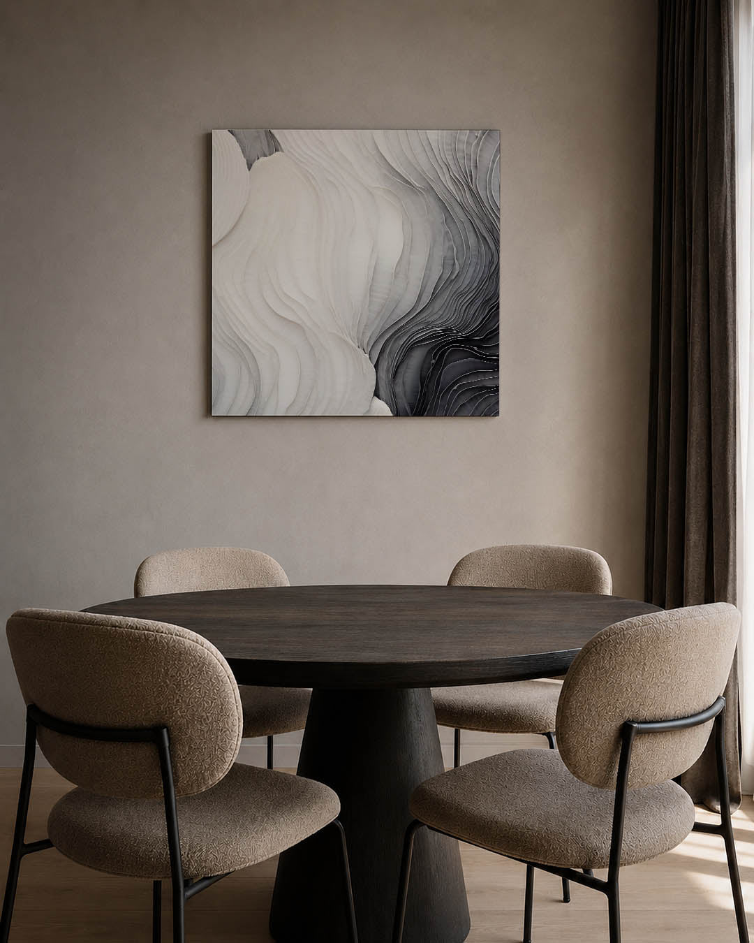 Golvende lijnen Kunstwerk