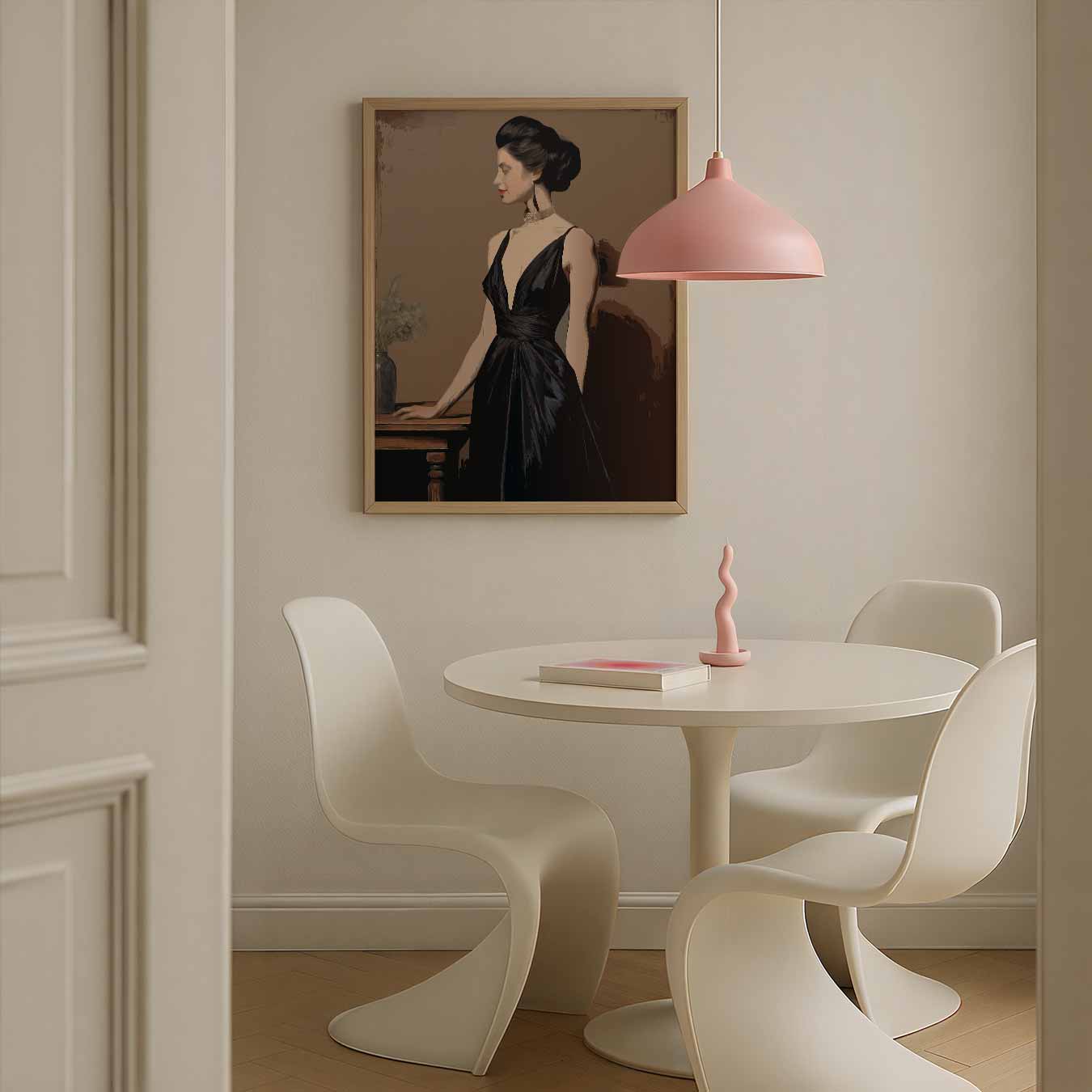 Elegante Vrouwelijke Charme Poster