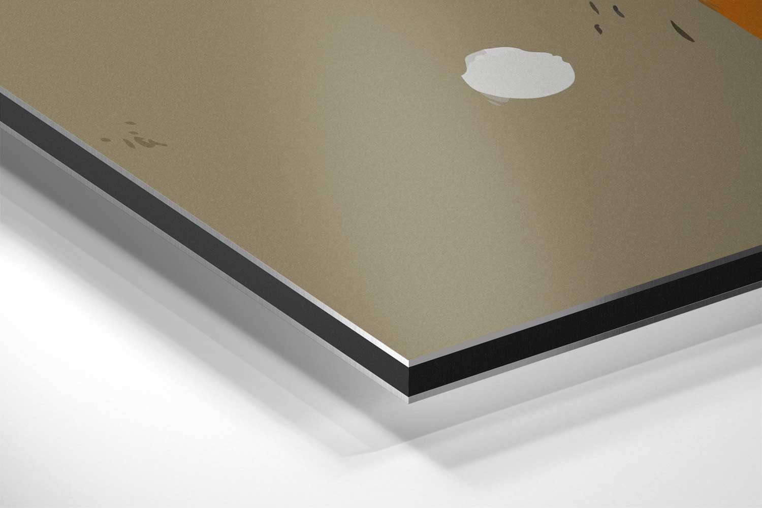 Abstracte Rust Kunstwerk-canvas-dibond-plexiglas-wanddecoratie-WallArtistic