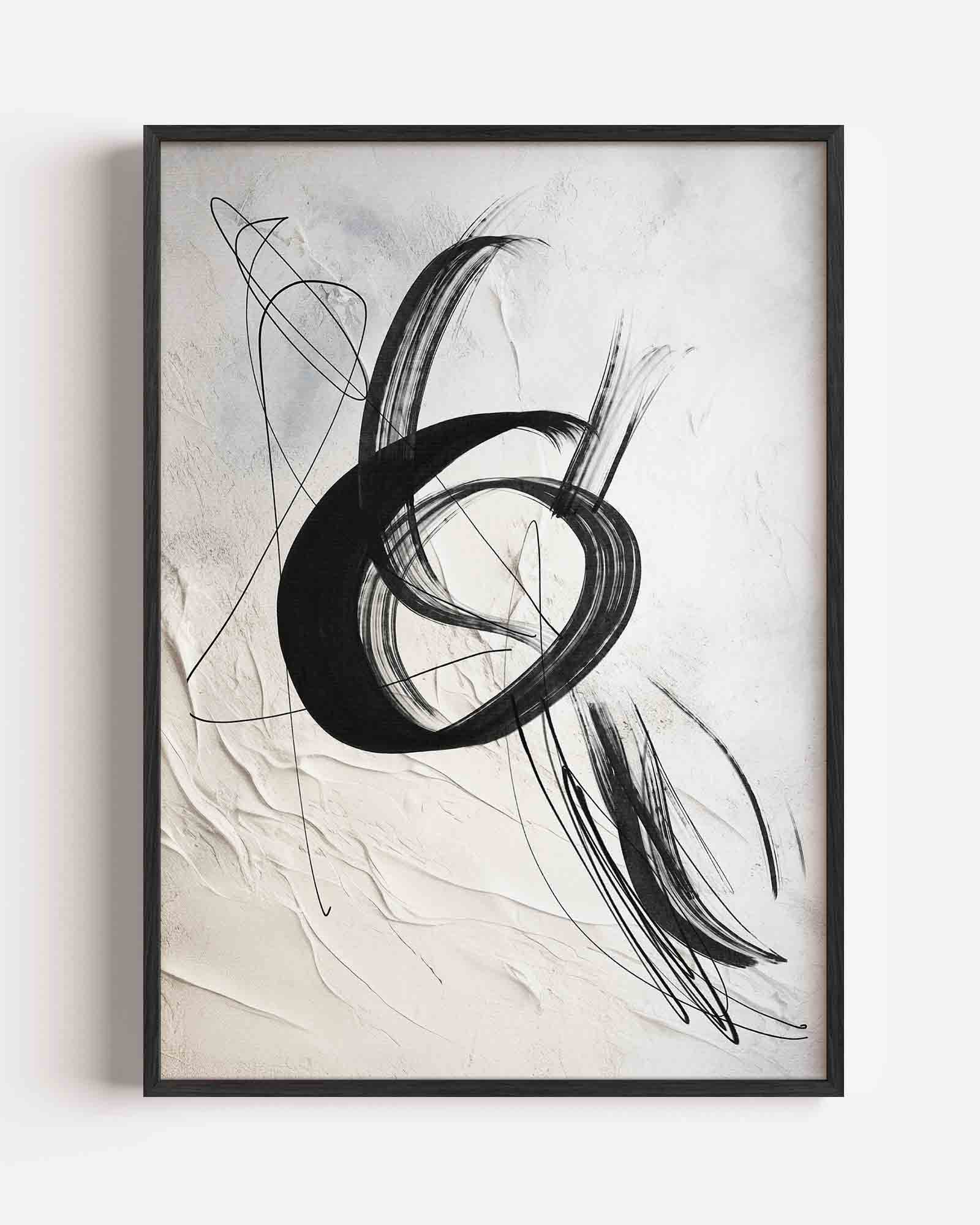Abstracte lijnen Poster