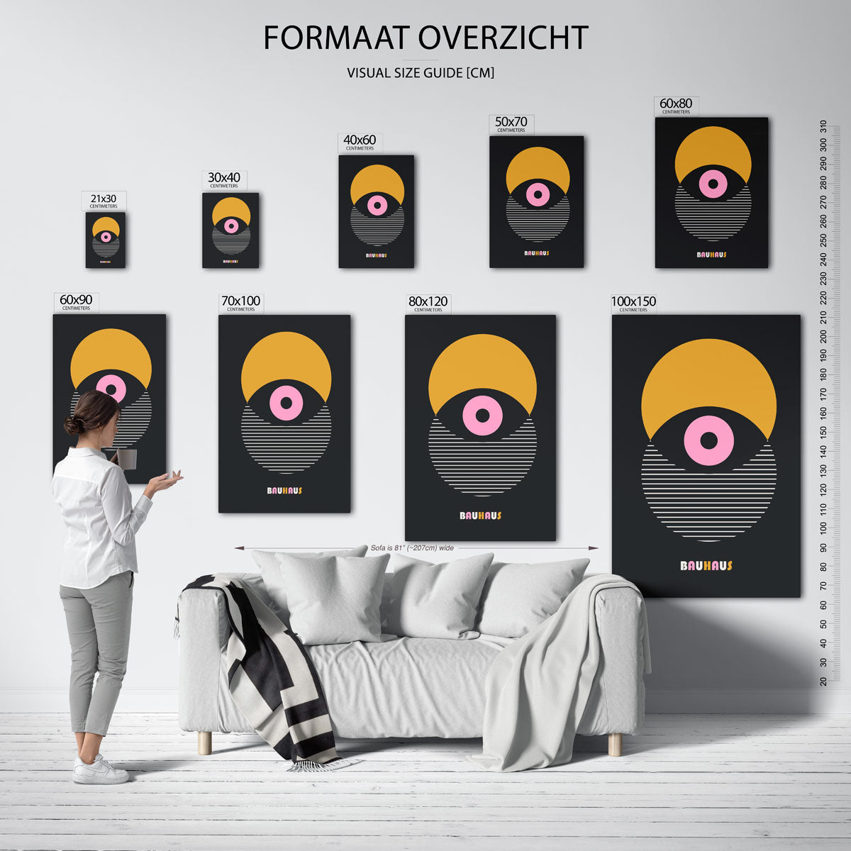 Vorm en kleur Poster