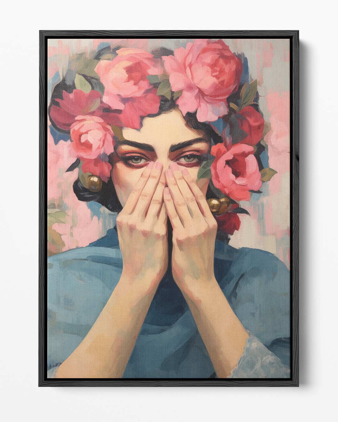 Bloemige Mystiek Kunstwerk-canvas-dibond-plexiglas-wanddecoratie-WallArtistic