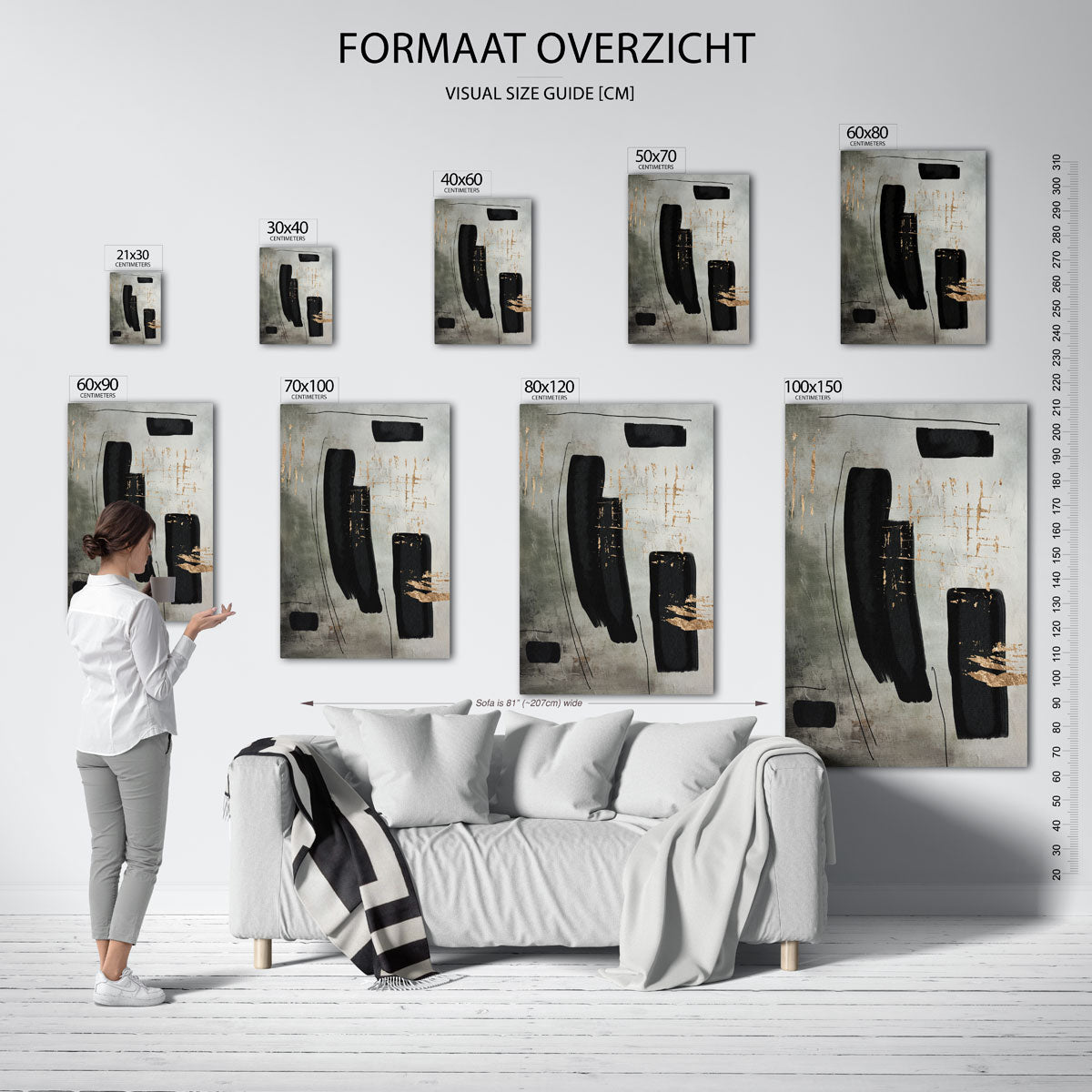 Abstracte vormen Poster