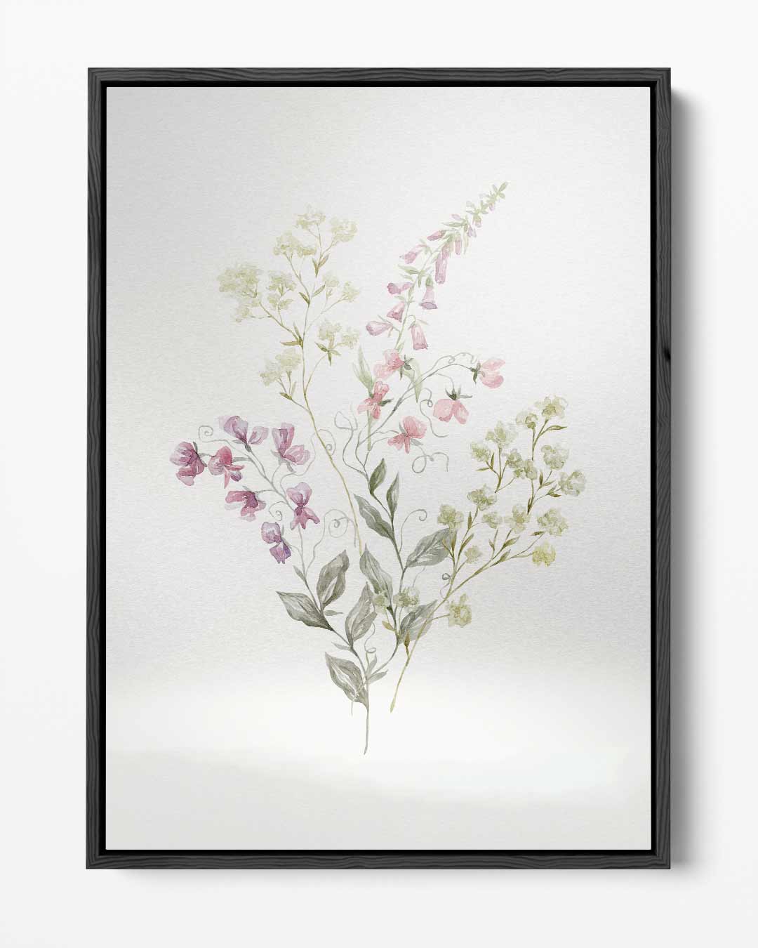 Aquarel Bloemenpracht Kunstwerk-canvas-dibond-plexiglas-wanddecoratie-WallArtistic