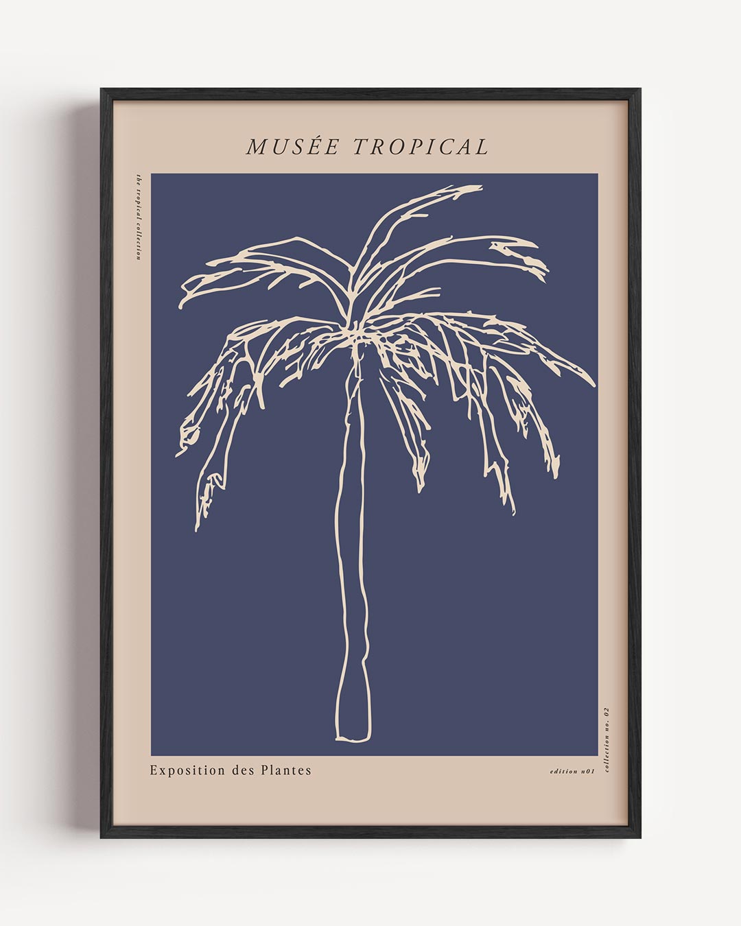 Tropische Palmboom Kunstposter-WallArtistic