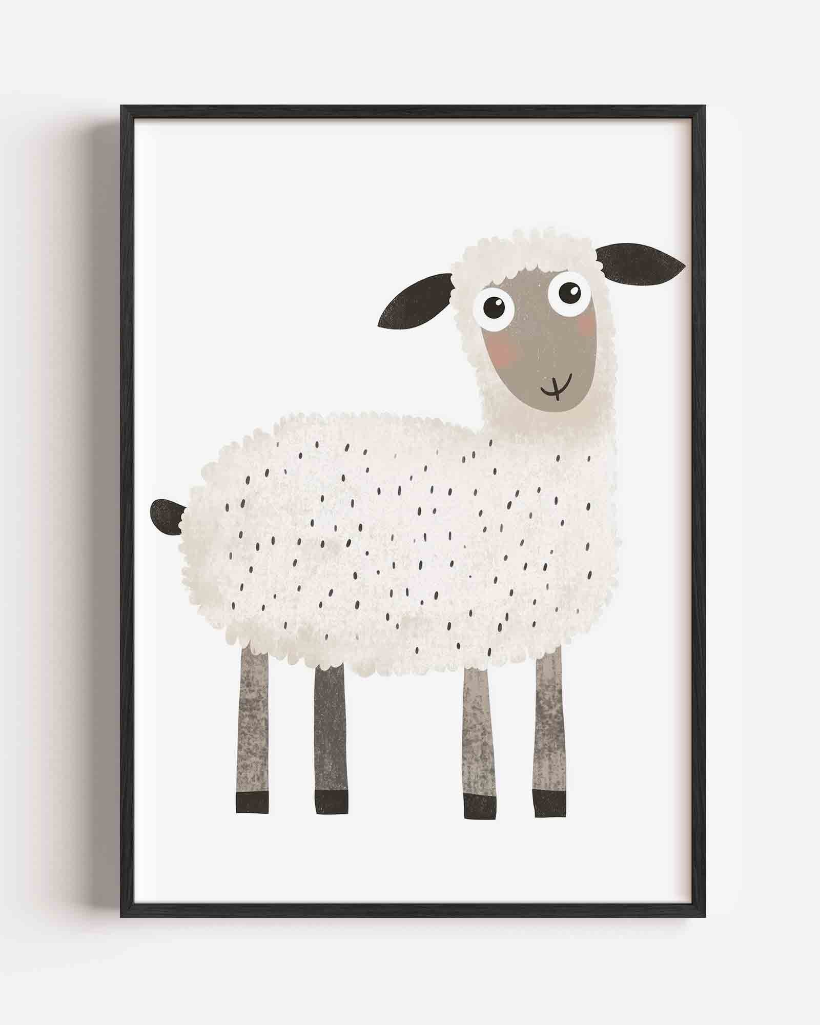 Schattig schaap Poster