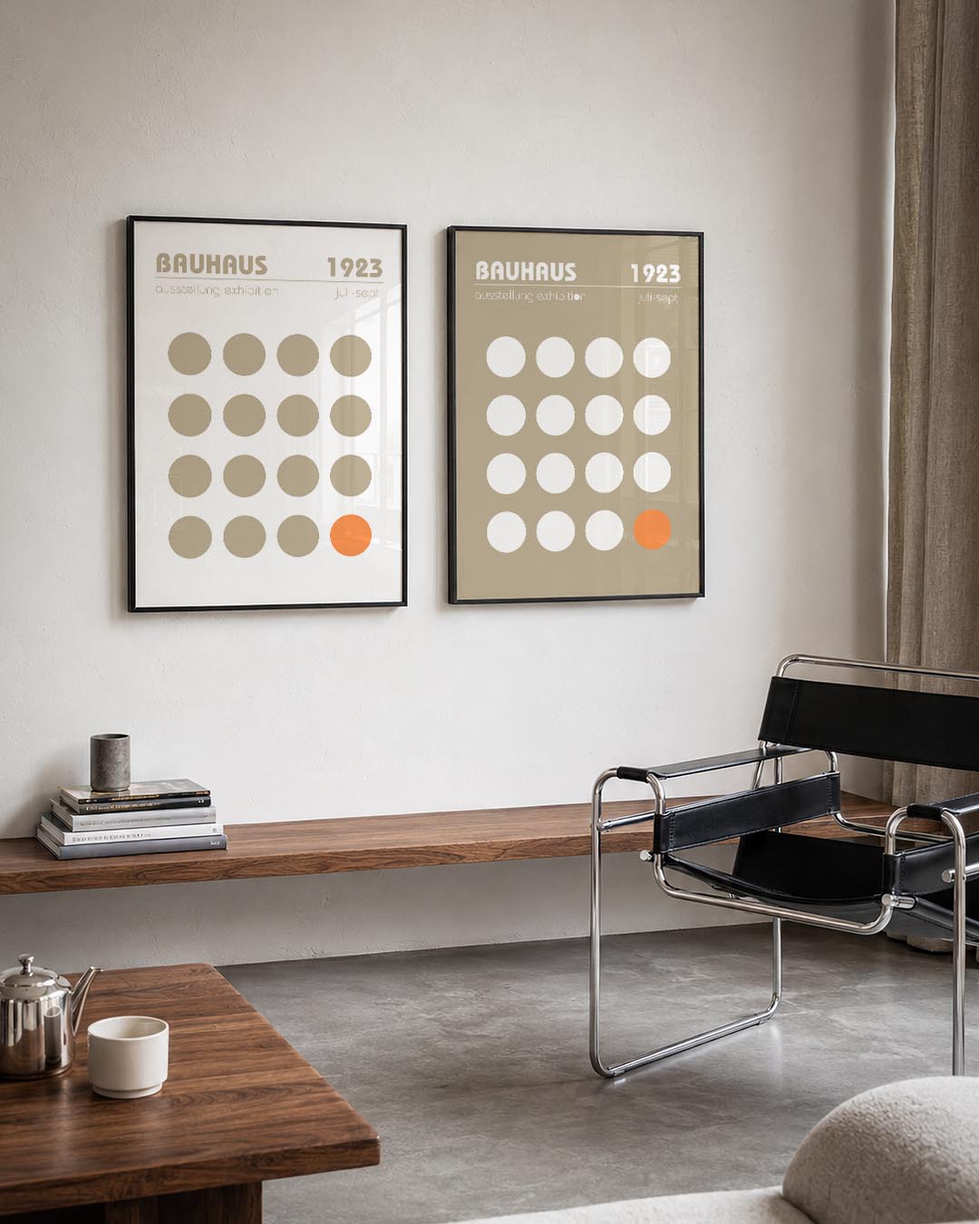 Cirkelritme en contrast Posterset