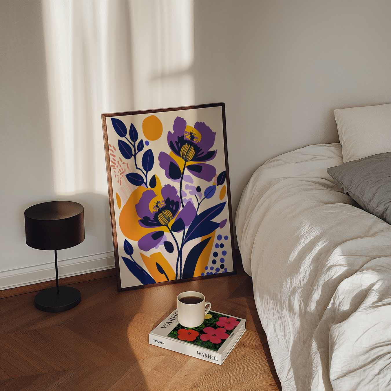 Vrolijke Bloemendroom Poster