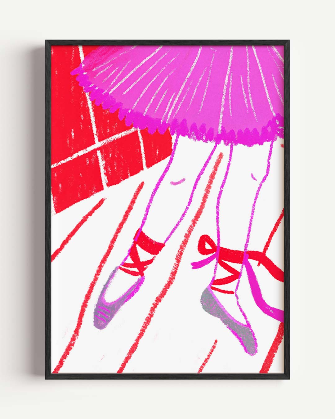 Elegante Ballerina Poster