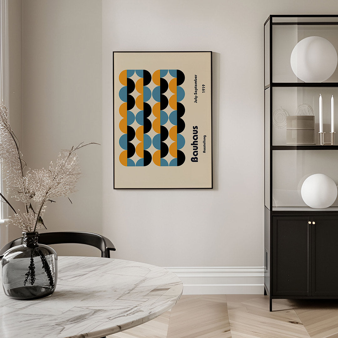Vormritme en kleur Poster