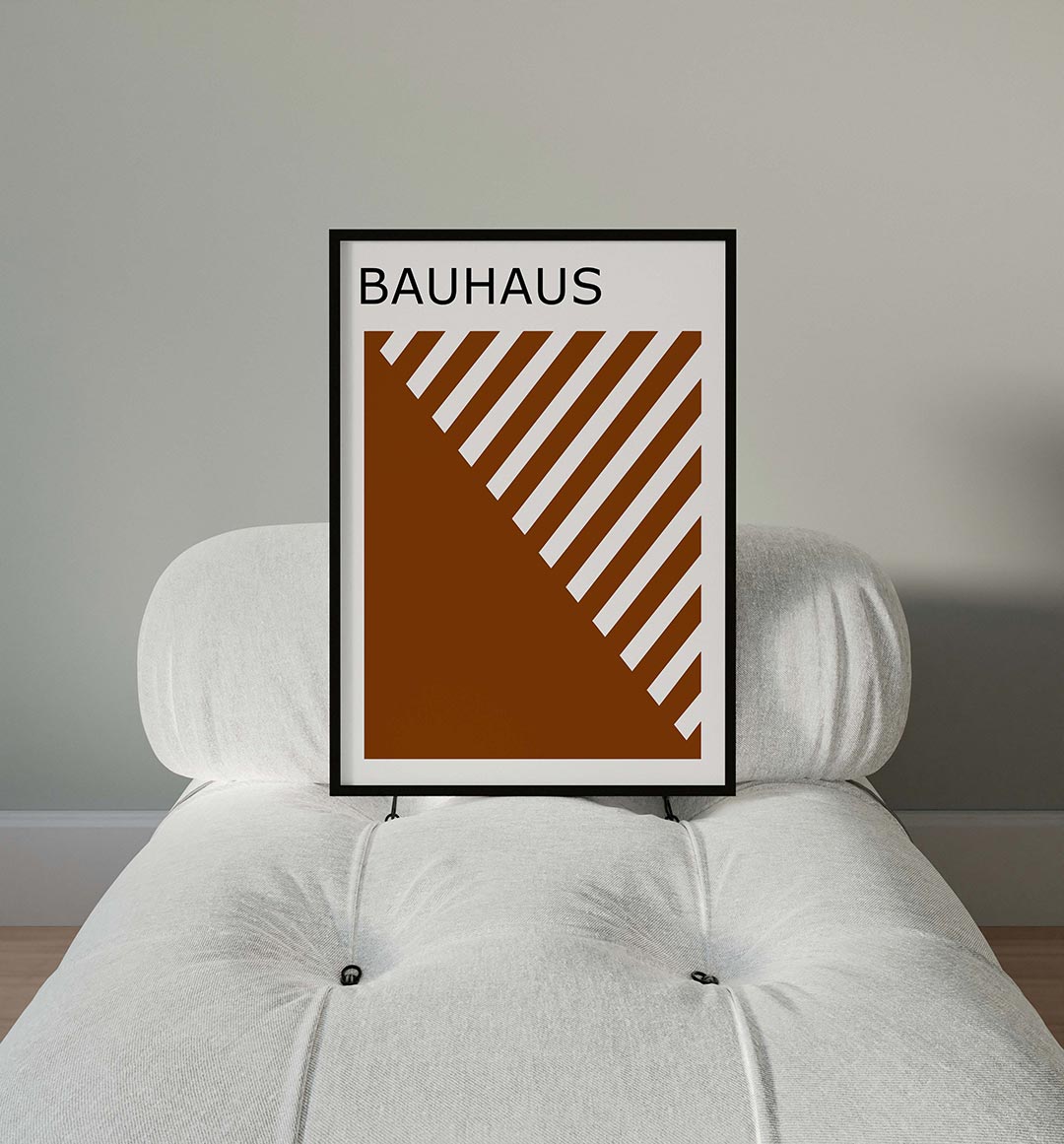 Diagonal lijnen Poster