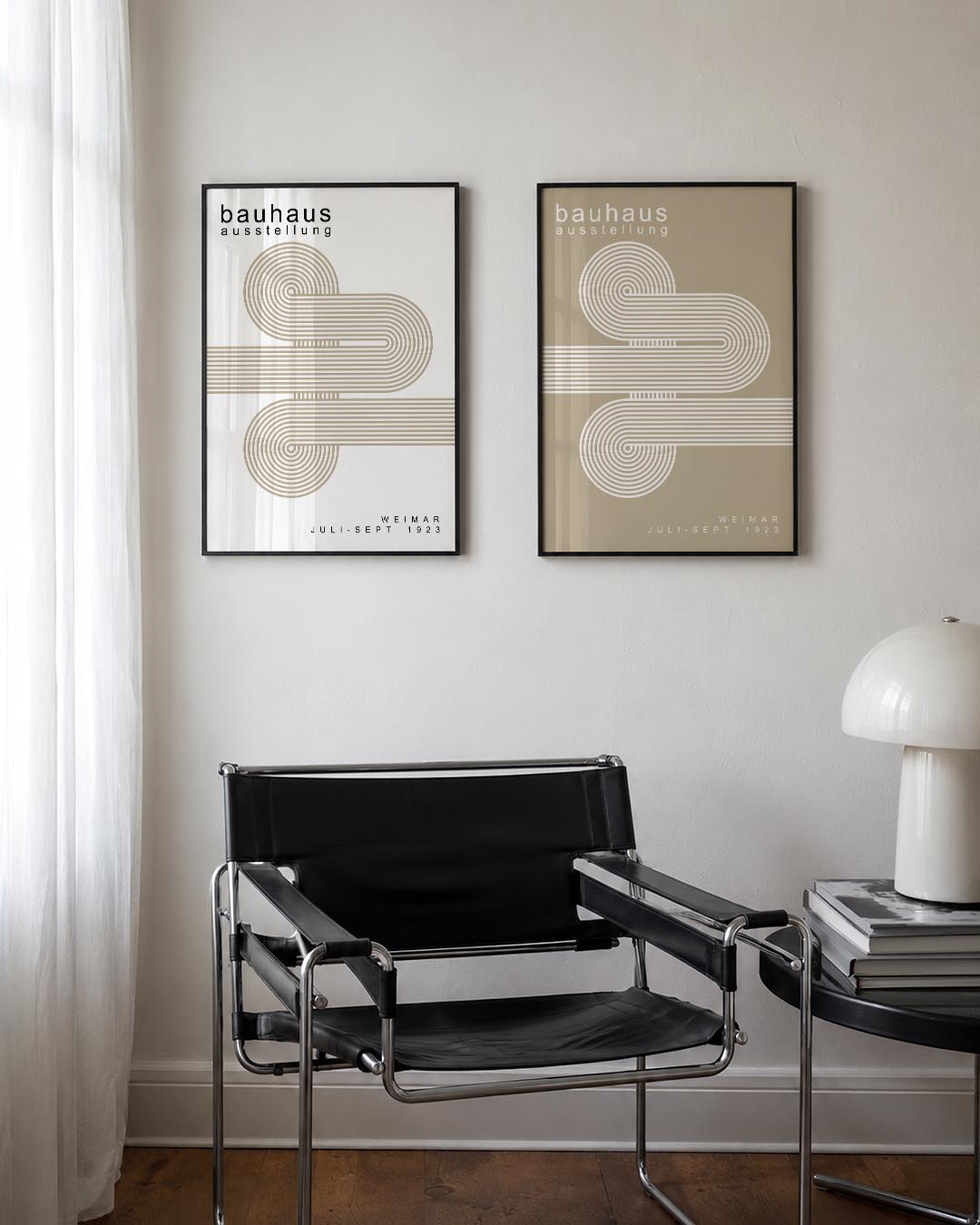 Lijnen en cirkelpatronen Posterset