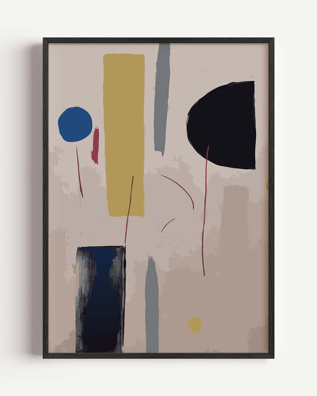 Abstracte Elegantie Poster