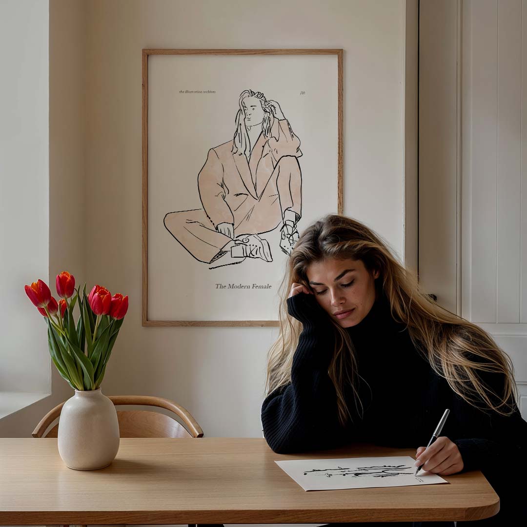 The Modern Female Poster-WallArtistic