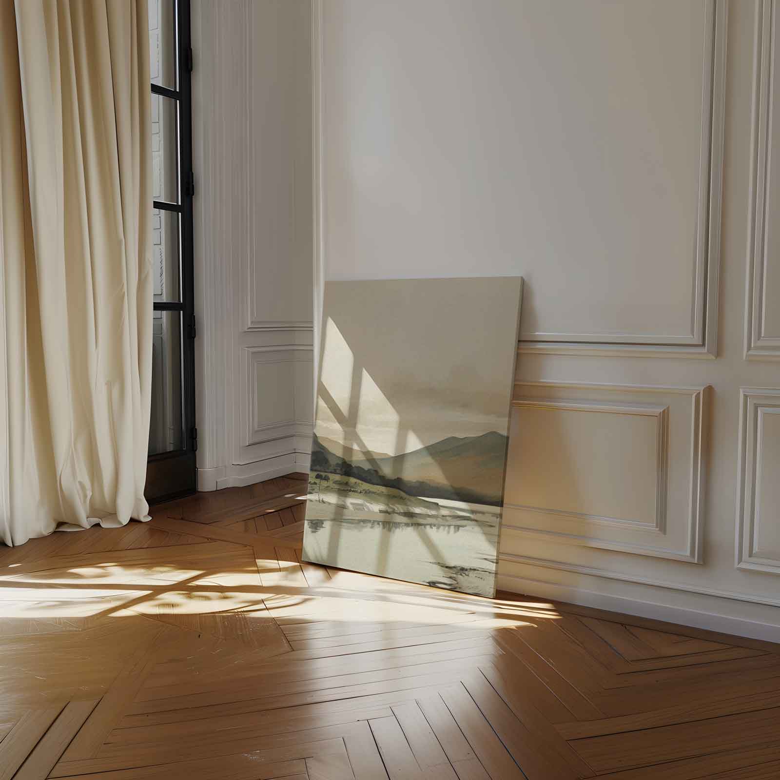 Rustieke Berglandschap Kunstwerk-canvas-dibond-plexiglas-wanddecoratie-WallArtistic