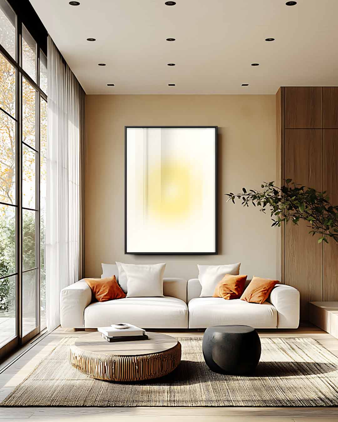 Zonnestraal Vibes Kunstwerk-canvas-dibond-plexiglas-wanddecoratie-WallArtistic