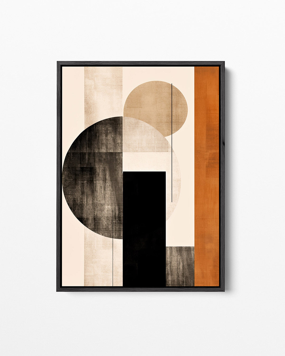 Geometrische vormen compositie Kunstwerk
