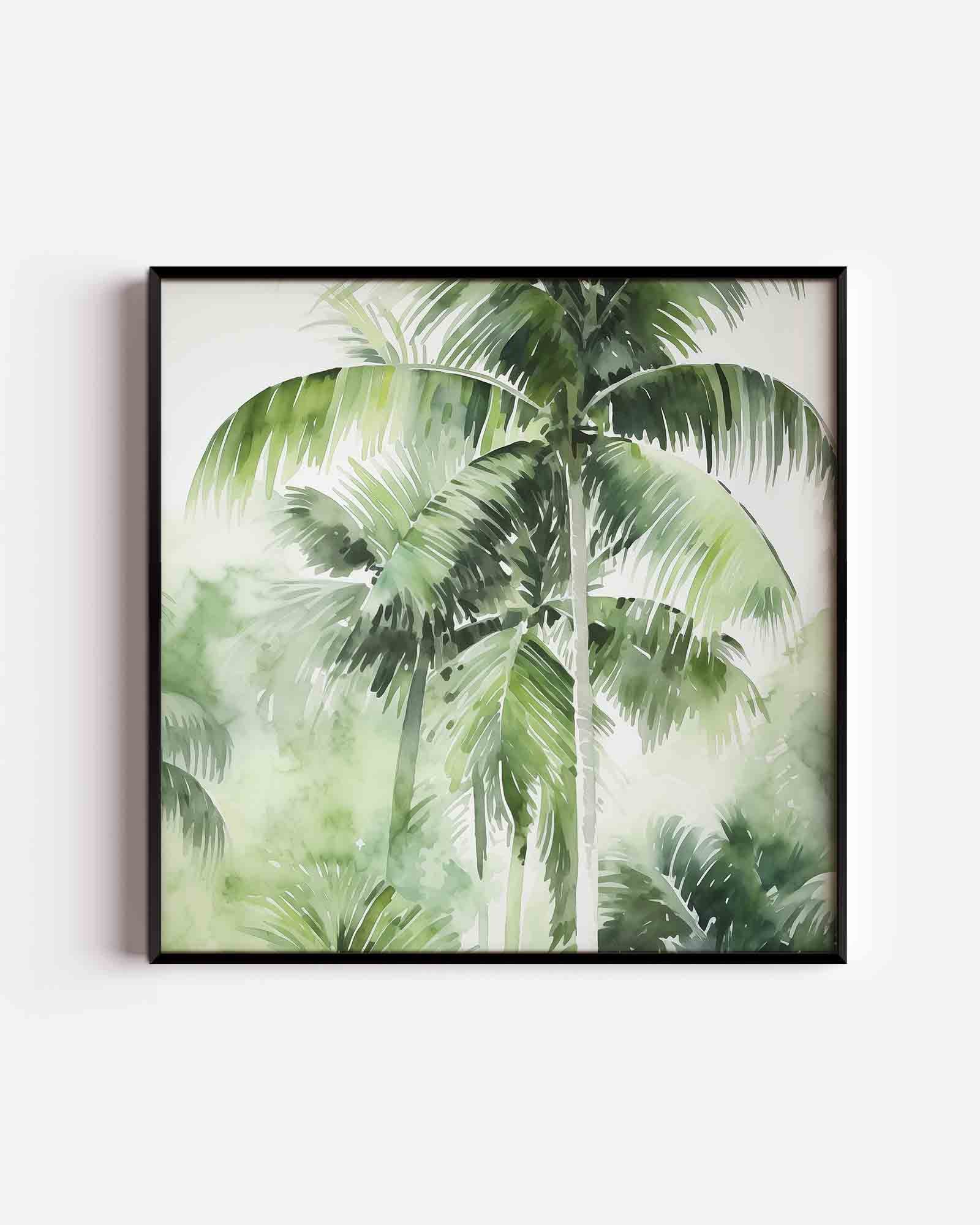 Tropische palmbomen Poster