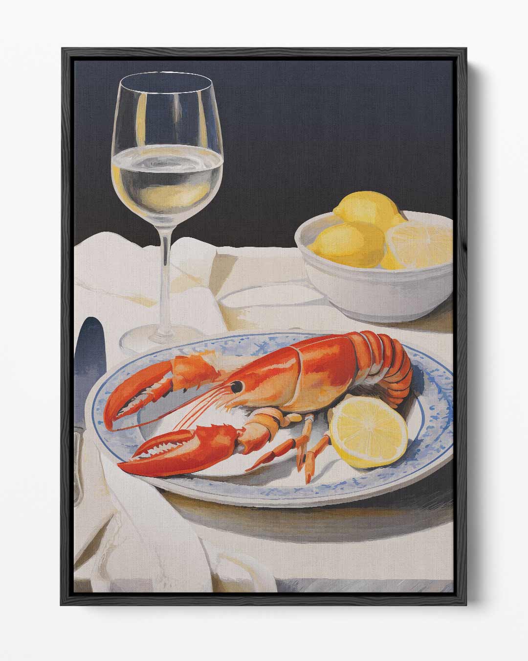 Zeebanket Stillleven Kunstwerk-canvas-dibond-plexiglas-wanddecoratie-WallArtistic