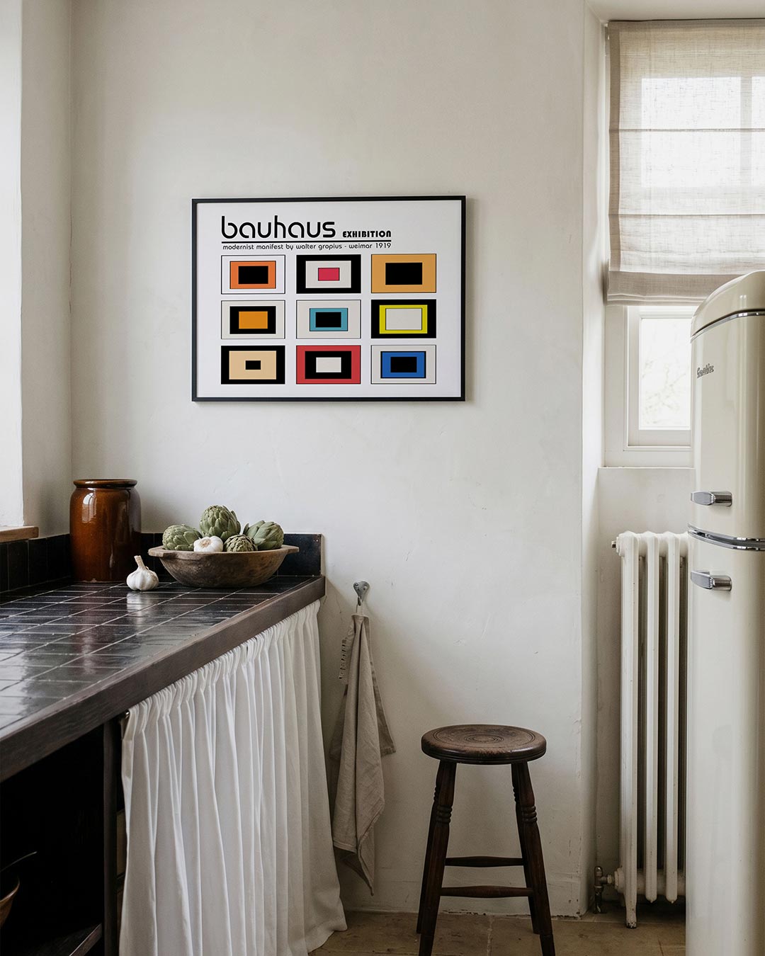 Vorm en kleurvlakken Poster